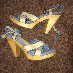 Baci wooden heels